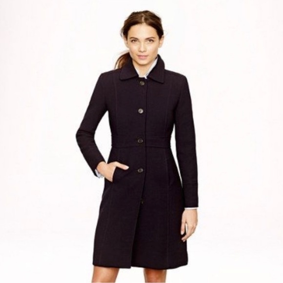 JCrew Italian Double-Cloth Wool Coat - Picture 3 of 5